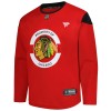 Miesten NHL Chicago Blackhawks Pelipaita Custom Fanatics Team Practice 2024-25 Punainen